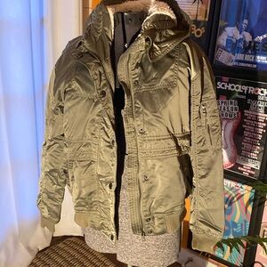 American Eagle Outfitters Olive Green Jacket